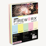 FIREWORX Colored Cover Stock, 65 lbs, 8-1/2 x 11, Take Cover Mix, 250 Sheets/Pk