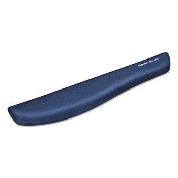 PlushTouch Keyboard Wrist Rest, Foam, Blue, 18-1/8"" x 3-3/16""