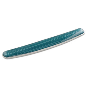 Fun Design Clear Gel Keyboard Wrist Rest, 2 3/4"" x 18"", Green