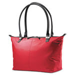 Jordyn Ladies Laptop Bag, 21.25 x 7.5 x 12, Nylon Red