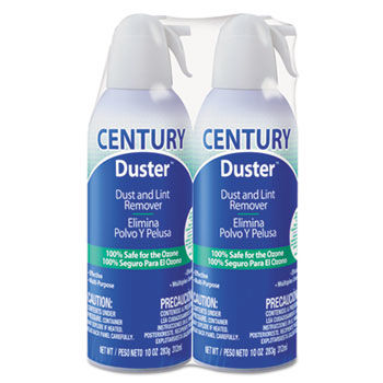Disposable Compressed Gas Duster, 10 oz, 2/Pk