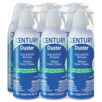 Disposable Compressed Gas Duster, 10 oz, 6/Pk