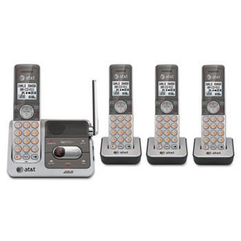 CL82401 Cordless Digital Answering System, Base and 3 Additional Handsets