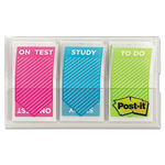 Study Memo Flags with Message,  Assorted Bright Colors, 1"", 60/Set