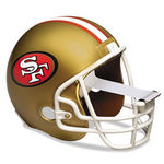NFL Helmet Tape Dispenser, San Francisco 49ers, Plus 1 Roll Tape 3/4"" x 350""