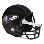 NFL Helmet Tape Dispenser, Baltimore Ravens, Plus 1 Roll Tape 3/4"" x 350""