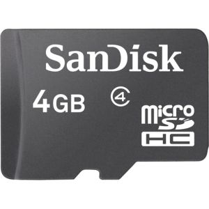 microSDHC 4GB Memory Card