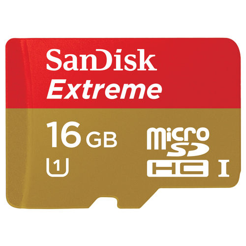 Extreme microSDHC 16GB UHS-1 CL10
