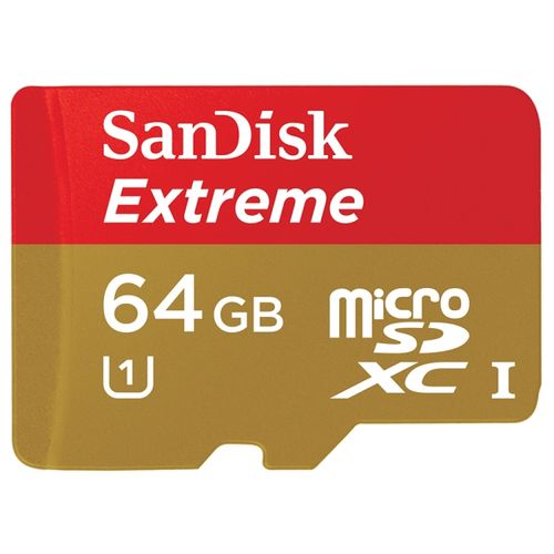 Extreme microSDXC 64GB UHS-1 CL10