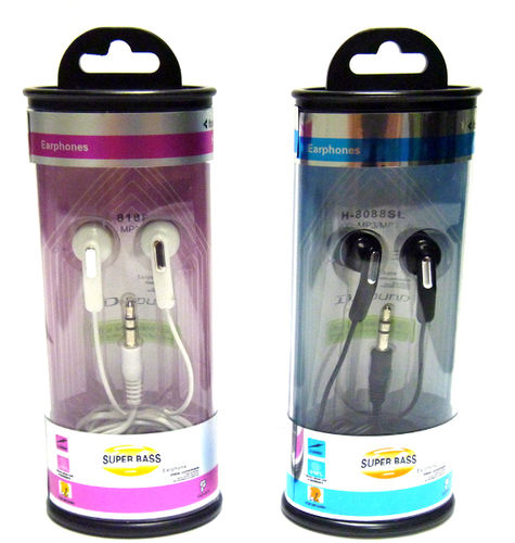 Earphone with Bling Detail - Case Pack 200 Units Case Pack 200