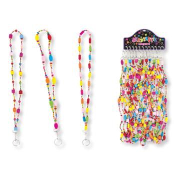 12"" Assorted Bead-tastic Lanyards with Keyring Case Pack 72