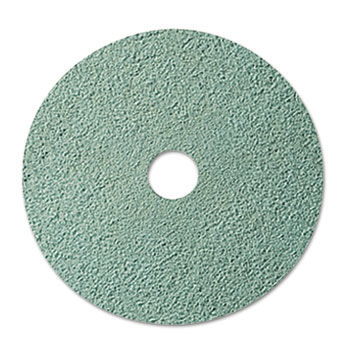 Burnish Floor Pad 3100, 20"", Aqua, 5/Carton