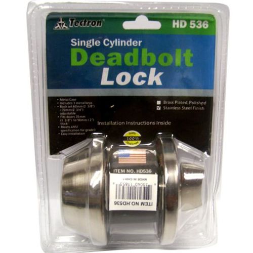 Single Cylinder Deadbolt Lock Case Pack 36