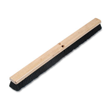 Floor Brush Head, 2 1/2"" Black Tampico Fiber, 36""