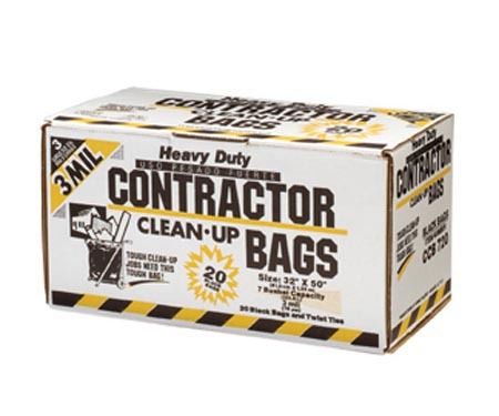 Contractor Bags 42G 20Ct Clr