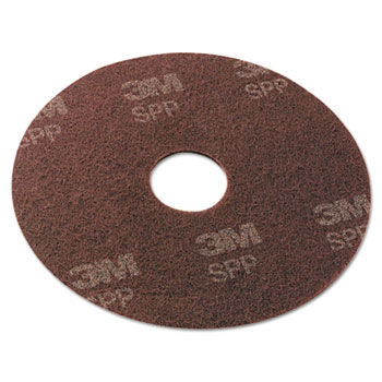 Surface Preparation Pad, 20"", Maroon, 10/Carton