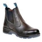 Black 6"" Slip On Composite Toe Safety Boot, Size 9.5