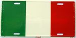 Italy Flag License Plate