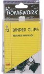 Binder Clips 12 Ct .75 In Case Pack 12