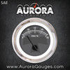 Volt Gauge -  SAE Iron Cross Gray , Black Modern Needles, Chrome Trim Rings ~ Style Kit DIY Install