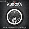 Tachometer Gauge - Carbon Fiber White Flame, Black Modern Needles, Black Trim Rings ~ Style Kit Installed