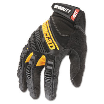 SuperDuty Gloves, Large, Black, 1 Pair