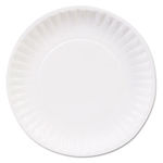 Clay Coated Paper Plates, 6"", White, 100/Pack