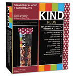 Plus Nutrition Boost Bar, Cranberry/Almond, 1.4 oz, 12/Box
