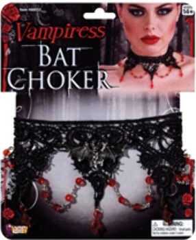 Vampiress Bat Costume Choker