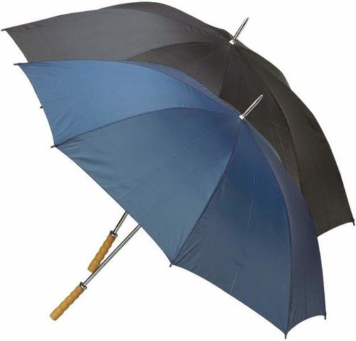 All-Weather 60"" Polyester Umbrella- Black