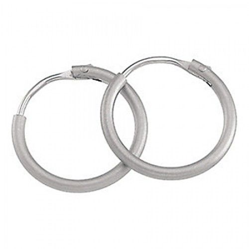 Round Earrings in Platinum - Endless Backs - Women - Tempting