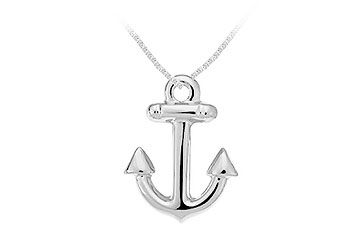 Sterling Silver Anchor  Pendant