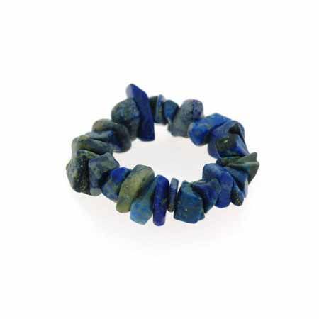 Genuine Denim Lapis Chip Stretch Ring