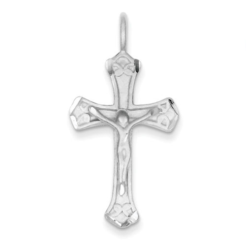 Crucifix Pendant in Sterling Silver - Seductive - Unisex Adult