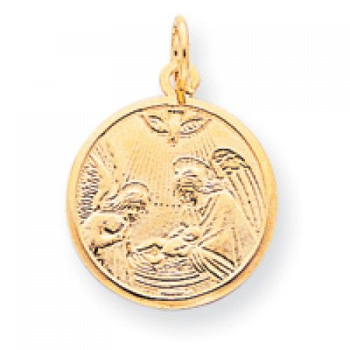 Baptism Pendant in 10kt Yellow Gold - Astonishing - Women
