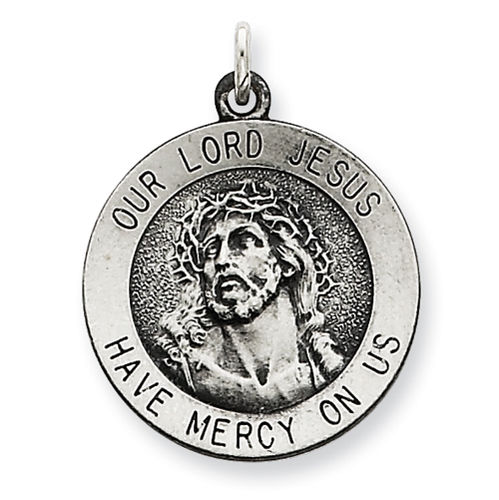 Jesus Christ Pendant in Sterling Silver - Brilliant - Women
