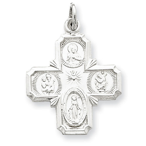 Four Way Cross Pendant in Sterling Silver - Splendid - Women