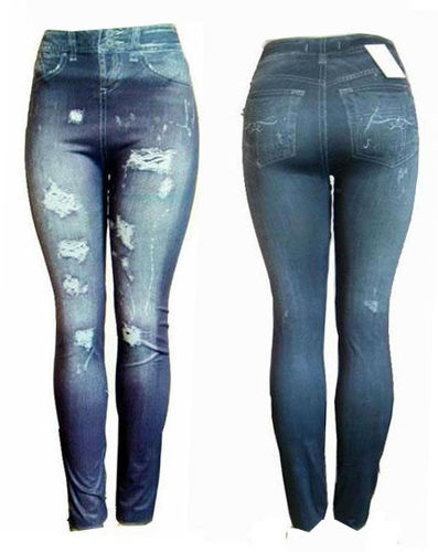 Ladies Seamless Footless ""Jeggings""/ Black -S/M Case Pack 3