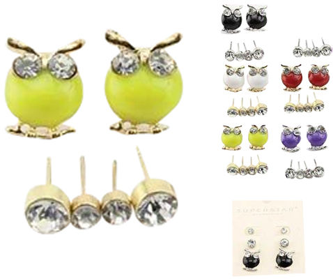 Earring Multi Pack 3Pairs Case Pack 72