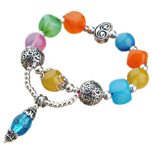 Colorful Natural Crystal Beads Bracelet