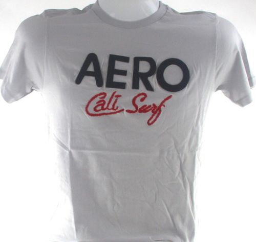 Aeropostale Aero Cali Surf Men Grey T-Shirt XXLarge