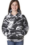 Code V Youth Camouflage Pullover Hooded Sweatshirt Urban Woodland M