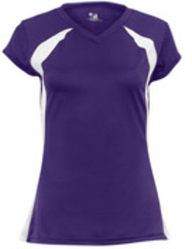 Badger Ladies Jersey Purple/ White 2XL
