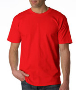 Union Made: Bayside Adult Union Made Cotton Tee Red S