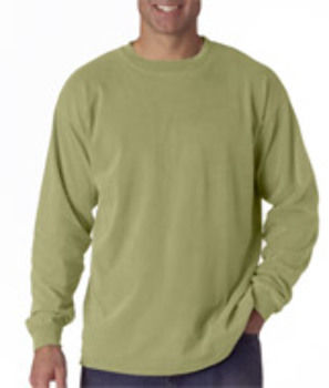 Chouinard Adult Cotton Long-Sleeve Tee Celery DirDye 2XL