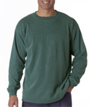 Chouinard Adult Cotton Long-Sleeve Tee Emerald PgmDye 3XL