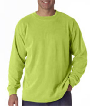 Chouinard Adult Cotton Long-Sleeve Tee Kiwi PgmDye 4XL