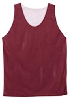 Badger Youth Mesh Reversible Tank Cardinal/ White M