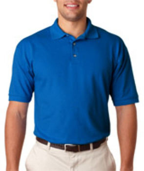 Anvil Adult Ring-Spun Pique Polo Royal M