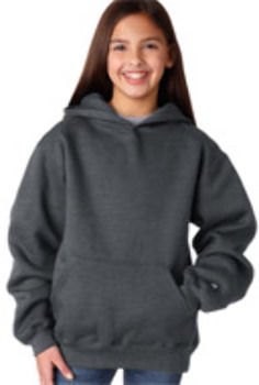 Badger Youth Hooded Sweatshirt Charcoal M